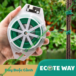 Dây Buộc Cố Định Cành, Thân Cây, Làm Dàn, Tích Hợp Đầu Cắt Tiện Lợi, Dây Lõi Kẽm Bọc Nhựa.