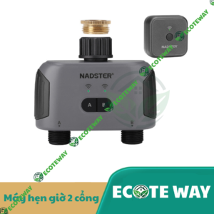 Bộ Tưới Hẹn Giờ Wifi Hai Đầu Tưới AB Giúp Tối Ưu Công Năng Sử Dụng, Điều Khiển Từ Xa