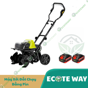 Máy Xới Đất Mini 40V, Chuyên Dùng Xới Đất,Làm Tơi Sốp Đất Cho Cây Trồng ECOTE