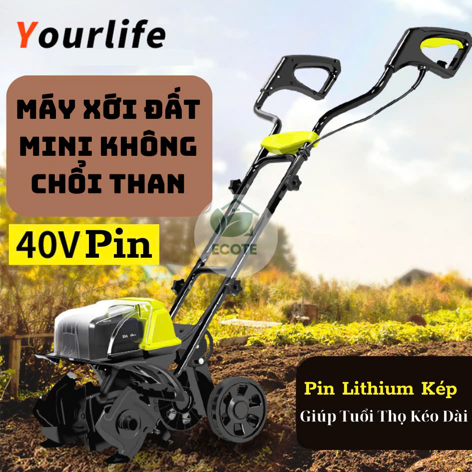 Máy Xới Đất Mini 40V