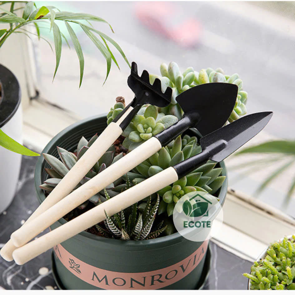 Combo Bộ 3 Món Cuốc Xẻng Trồng Cây Mini