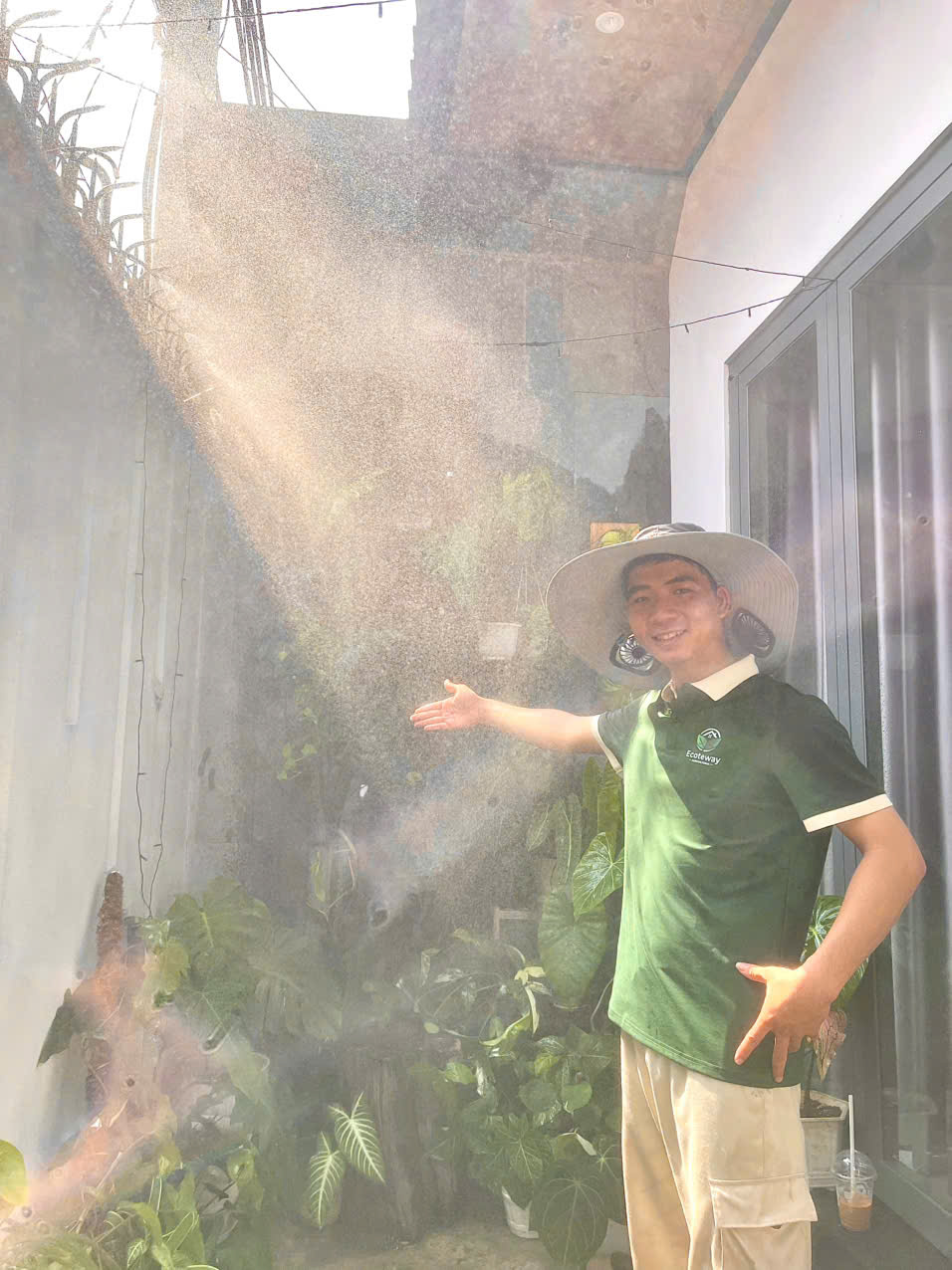 thi công hệ thống tưới cây tự động