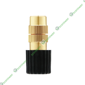 Béc Phun Sương Đồng Chỉnh Tia 360° ECOTEWAY – Gắn Ống 6mm, 8mm & 10mm