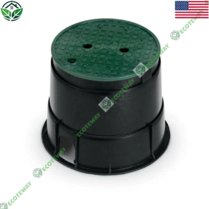 Hộp bảo vệ van Rain Bird PVB10RND – Tròn 10 inch – Thân đen nắp xanh chồng mép