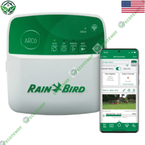 Bộ điều khiển tưới thông minh Rain Bird ARC6 | 6 kênh WiFi trong nhà – Chính hãng Mỹ | ECOTEWAY