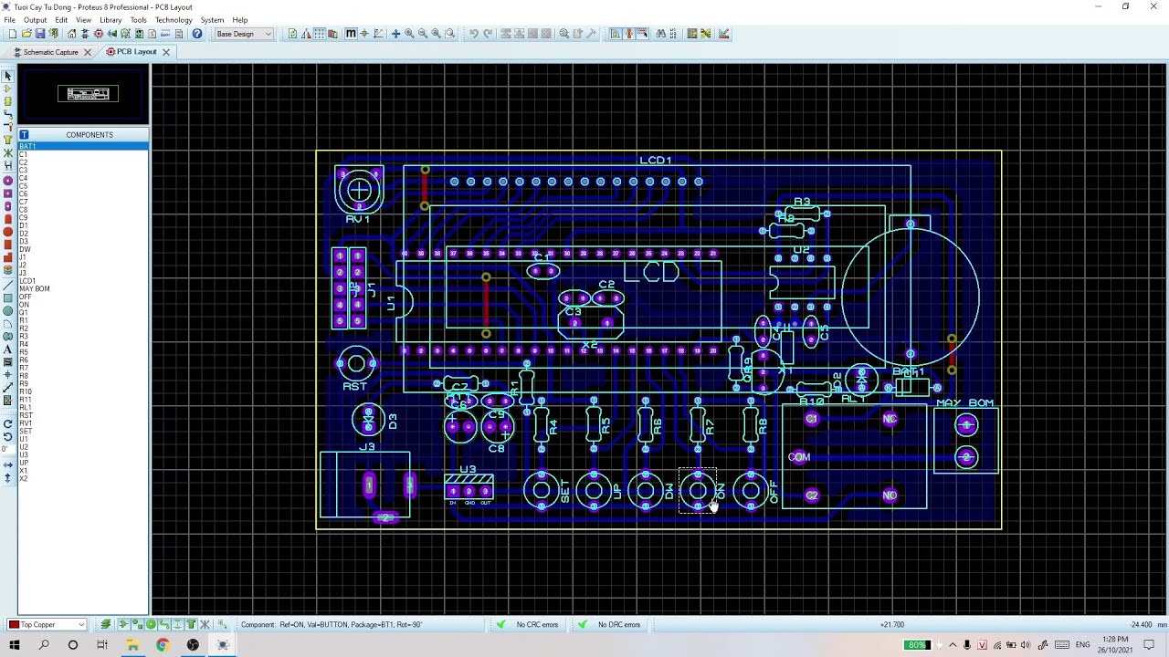 thiết kế bản vẽ hệ thống tưới tự động