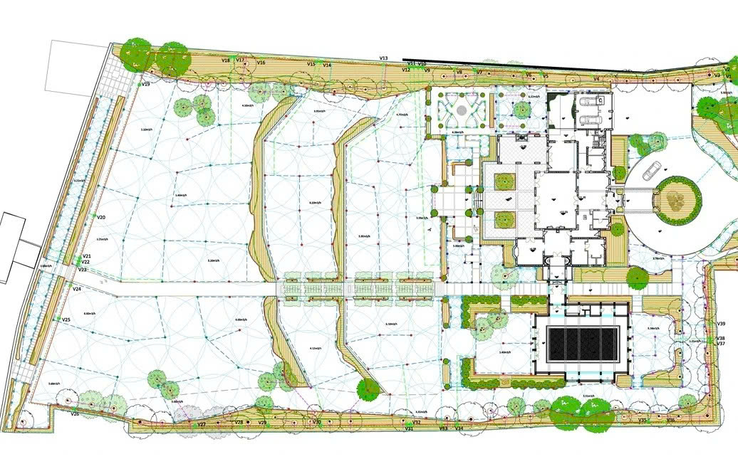 thiết kế bản vẽ hệ thống tưới tự động