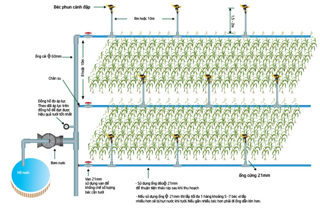 thiết kế bản vẽ hệ thống tưới tự động