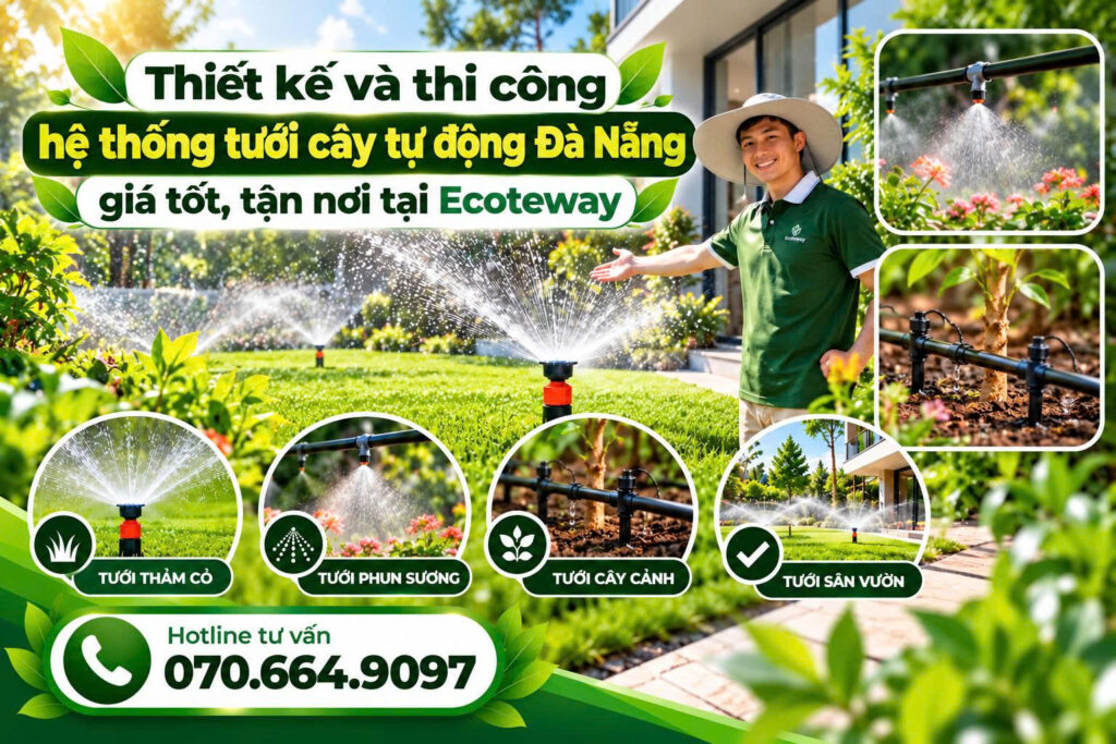 thi công hệ thống tưới cây tự động Đà Nẵng