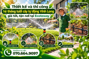 thi công hệ thống tưới cây tự động Vĩnh Long